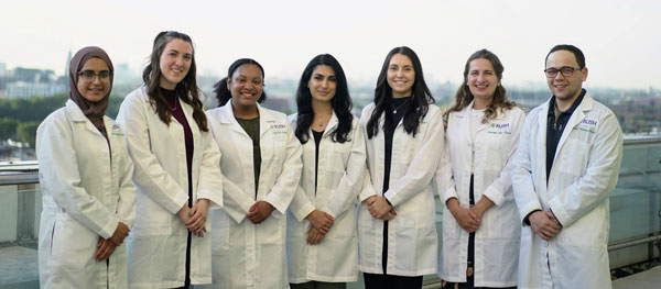 PGY2 class of 2024-2025: Iram, Abby, Chyna, Murrah, Marissa, Kasia, and Seva