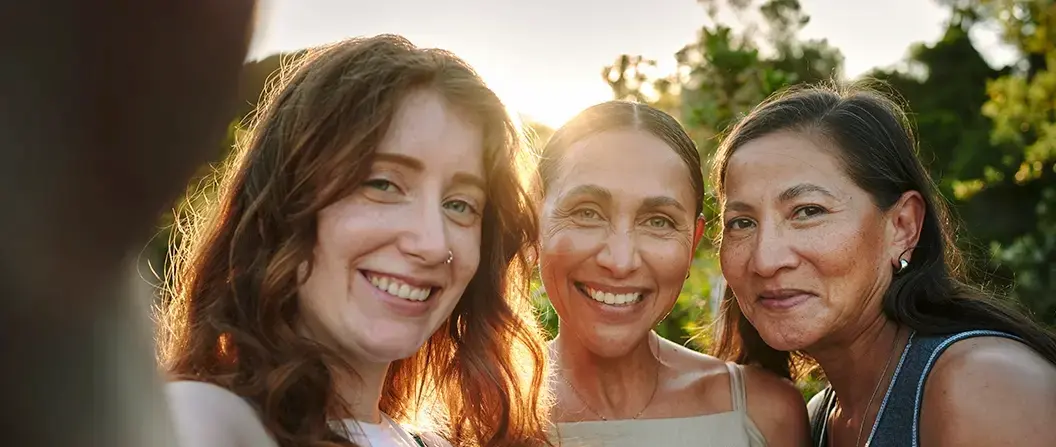 Group of women taking a selfie