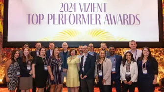 Rush staff celebrates Vizient recognition at Las Vegas ceremony