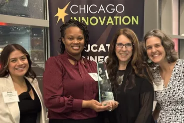 Rush staff celebrates winning Innovation Award