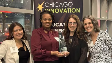 Rush staff celebrates winning Innovation Award