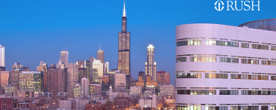 RUSH and Chicago skyline