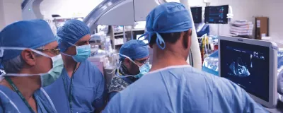 Cardiovascular surgeons in the operating room