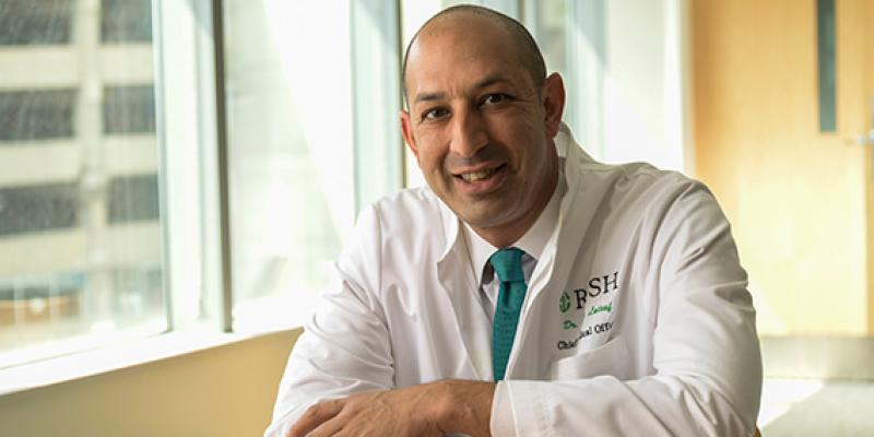 Omar Lateef, DO, CEO of Rush University Medical Center